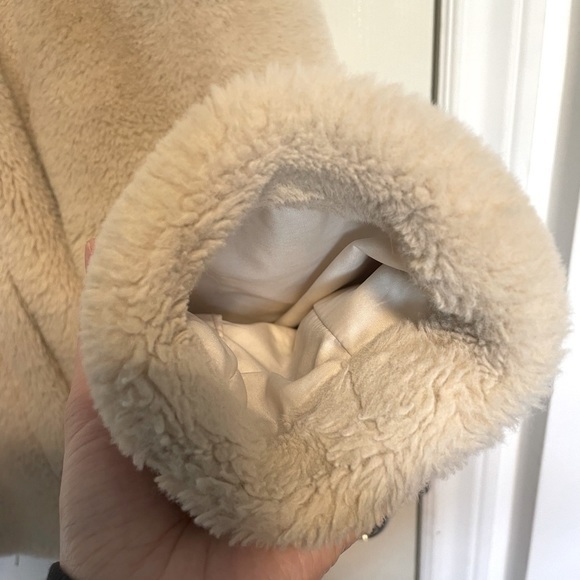 ZARA hooded faux fur jacket - Picture 8 of 9
